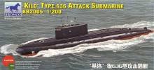 1/200 Russian Kilo Class Type 636 Attack Submarine
