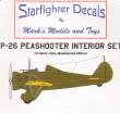 1/32 P-26 Cockpit set Academy