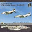 1/72 US Navy Phantoms VF-84 'Jolly Rogers' F-4B/J/N