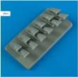 1/48 P-40M/N Warhawk exhaust - fishtail (HAS)