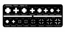 1/35  German AFV Crosses Stencil