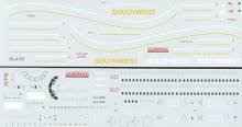 1/144 Boeing 737-200 SOUTHWEST Canyon Blue scheme