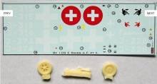 1/72 Decals Bf 109 E-3A Emil Part II (Swiss AF)