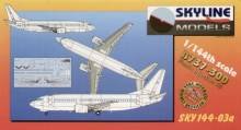 1/144 Boeing 737-300 includes detail decal but no airline livery
