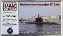 1/700 Russian submarine project 677 Lada