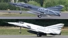 1/48 Mirage IIIRS R-2110 & R-2116 Black & White
