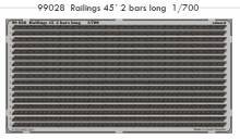 1/700 SET Railings 45\' 2 bars long