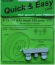 1/72 BAe Hawk 100 serie - wheels set (AIRFIX)