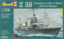 1/700 German Destroyer Z-38 Narvik Class
