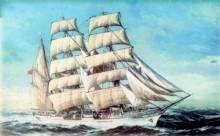 1/400 Soviet training tall Ship