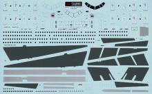 1/144 Boeing 757-200/300 Detail sheet. Inc windows, doors, inspa