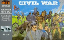 1/32 Confederate complete casson (American Civil War)