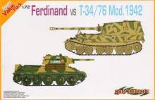 1/72 Ferdinard vs T-34/76 Mod. 1942