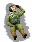 1/48 Imperial Japanese Navy pilot seated in a/c (WWII)