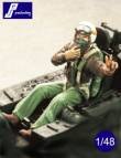 1/48 USAF fighter pilot seated in a/c (Korean war)