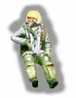 1/48 F-104 pilot seated in a/c