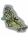 1/48 RAF fighter pilot seated in a/c (80'-90')