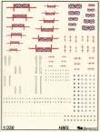 1/350 Royal Navy/RN flags and markings