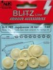1/48 Jagdpanzer 38 - road wheels rivets late (TAM)