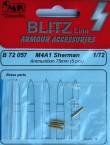 1/72 M4A1 Sherman Ammunition 75 mm (5 pcs.)