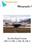 Monographie De Havilland DH-122 Venom Mk.1, Mk. 1R, Mk. 4 French