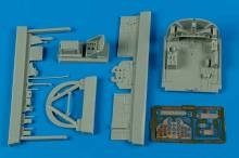 1/48 N1K1 Shiden cockpit set (HAS)