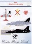 1/48 BAe Hawk Stencils. Four sets for use on red/white, green/gr