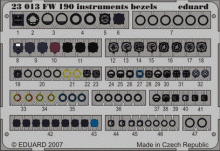 Fw 190 instruments bezels  1/24