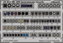 Bf 109 instruments bezels  1/24