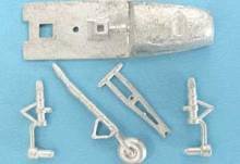 1/72  P-39 Landing Gear and Ballast (Academy)