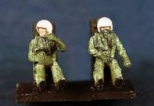 1/72 2x US pilots seated in a/c (for F-4, F-104,...)