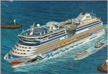 1/400 Cruise Ship AIDAdiva, AIDAbella and AIDAluna