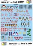 1/72 Decals MiG-23MF (30x camo schemes)