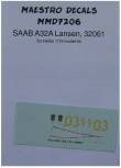1/72 SAAB A32A Lansen (decals)