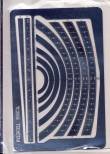 Aircraft Radius Template, photo etch