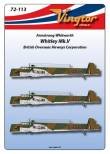 1/72 Armstrong Withworth Whitley Mk.V of BOAC