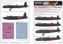 1/72 48 inch Squadron ID/Aircraft letter (Red - Two lettering st