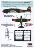 1/72 H-6 radar antenna for B5N2 Kate + decal (Hsegawa)