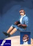 1/32 English Pilot seated in a/c (WW1)