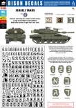 1/72 Israeli Tanks #2 - Large turret letters/numbers