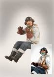 1/32 RAF pilot seated in a/c (WWII)