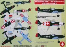 1/72 Decals Bf 109 D-1 David (Swiss AF)