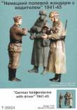 Tank Model (TAHK) 1/35 German feldaendarme with driver 1941-45.T