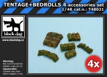 1/48 TENTAGE+BEDROLLS 4 accessories set