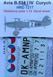 1/72 Decals Avia B.534/IV (Z�rich)