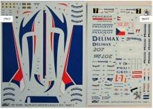 1/24 Peugeot 207 S2000 DELIMAX Bohemia Rally 2011