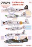 1/72 RAF Post-War collection Pt.I