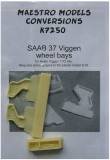 1/72 SAAB 37 Viggen - wheel bays (HELL)