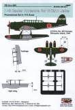 1/72 H-6 radar antenna for E13A1 Jake early + decal (Hasegawa)