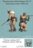 Tank Model (TAHK) 1/35 German infantry SS #5.Kharkow,winter 1943